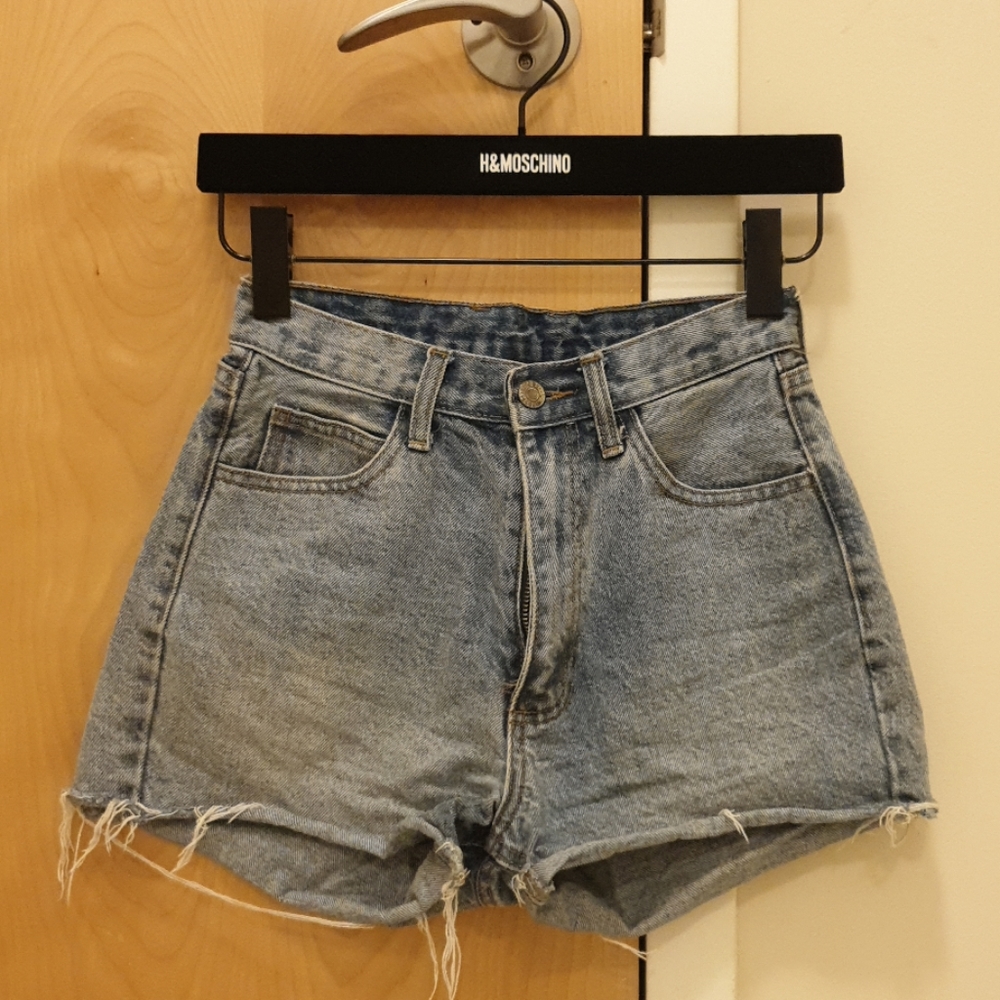 Denim shorts